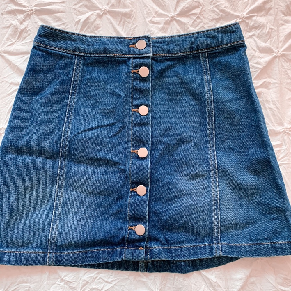 Altar’d State Jean Skirt Size Small